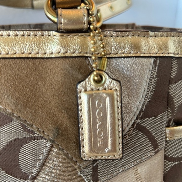 Coach NWOT Mosaic Patchwork Medium Tote - Picture 3 of 11